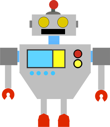 Immagine del robot colorati