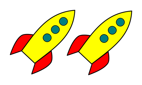 Två raketer