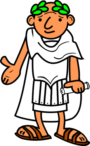 Roman emperor vector graphics