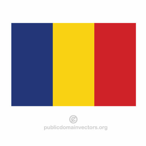 Bendera Rumania vektor