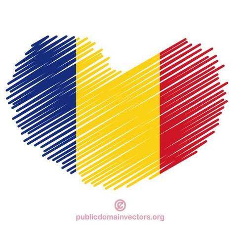 I love Romania vector graphics