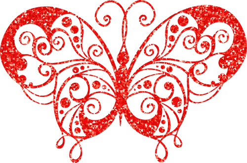 Red diamond butterfly