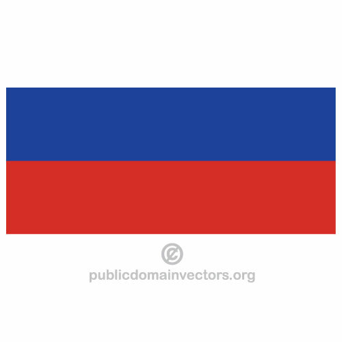 Ruská vektor vlajka