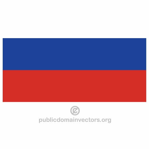 Russian vector flag