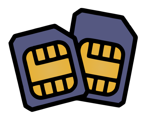 Two SIM cards