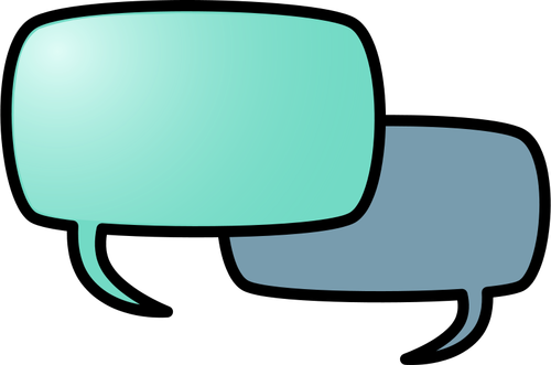 Speech bubbles vector image