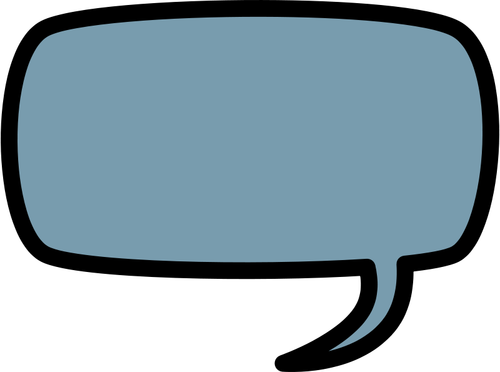 Color speech bubble vector image