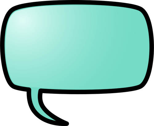 Color speech bubble vector illustration