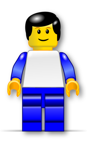Лего человек векторная графика
