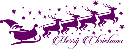 Violette Weihnachten Symbole