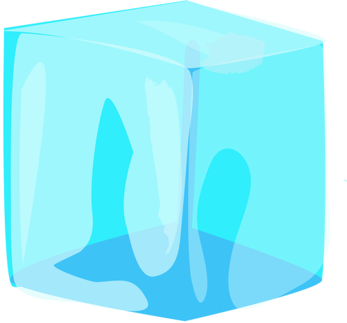 Ice cube vector clip art