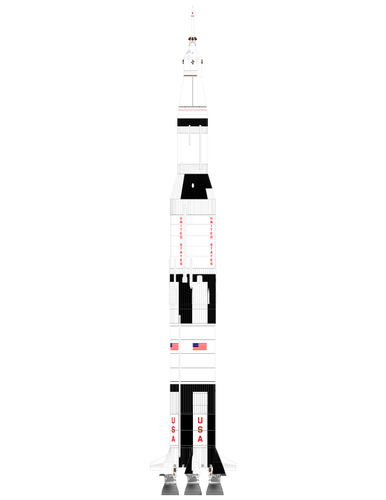 American space rocket