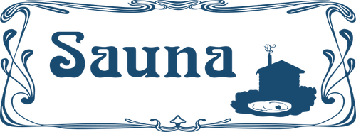 Sauna sign