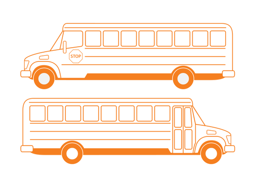 Schulbus-Vektorgrafik