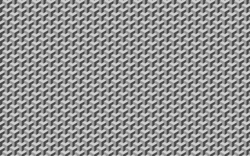 Gray isometric pattern