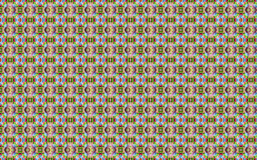 Chromatic geometric pattern