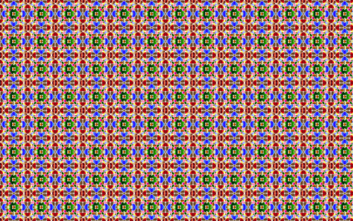 Motif chromatique coloré