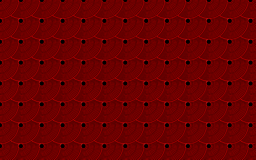 Patrón de círculo rojo