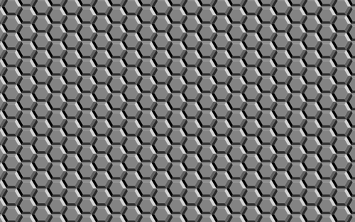 Grey hexagonal wallpaper