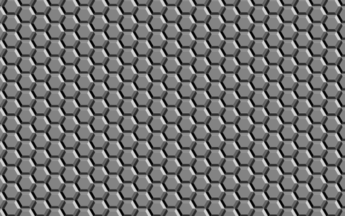 Fond d’écran hexagonal gris