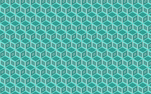 Green cubes pattern