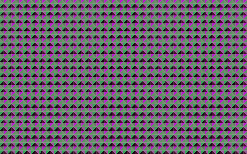 Fiolett og grønt trekantet mønster