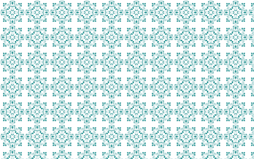 Imagem de padrão florido azul