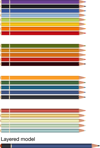 Färbung Bleistifte