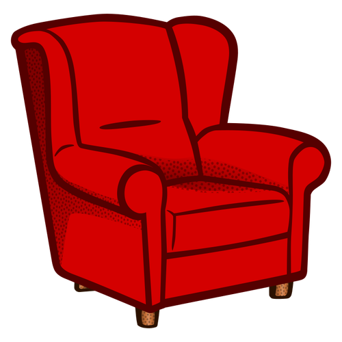 Värillinen nojatuoli
