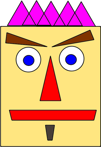 Geometric face