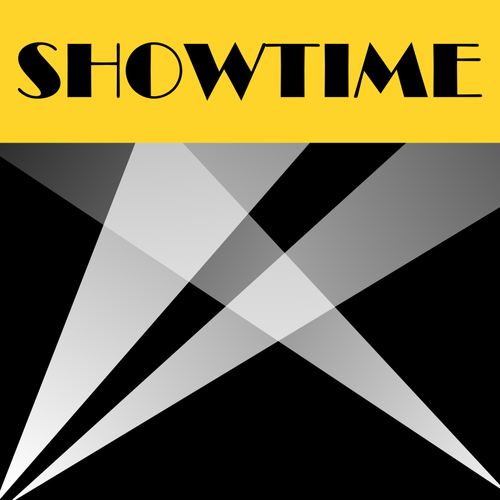 Gráficos vetoriais do ícone do showtime