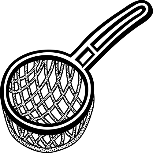 Vector image of spotty strainer