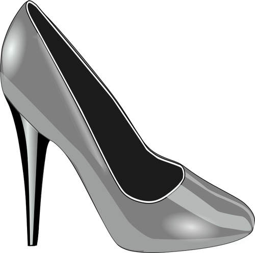 Silver shoe | Public domain vectors