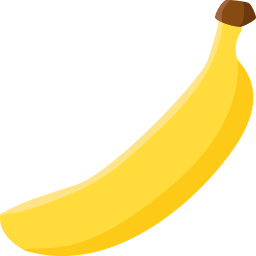 Simple banana vector image