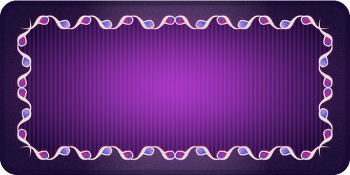 Vector clip art of violet background with rectangular border