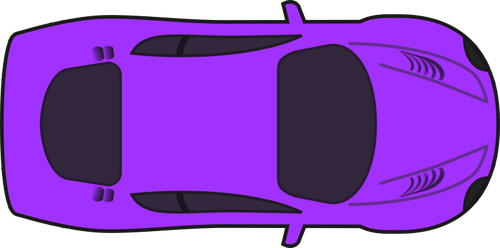 Purple racing car vector graphics