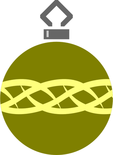 Green tree bauble