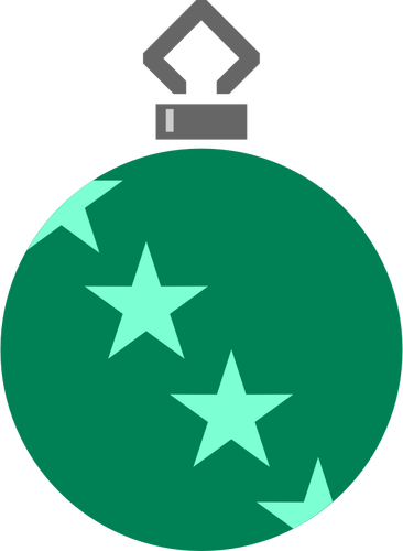 Dark green bauble