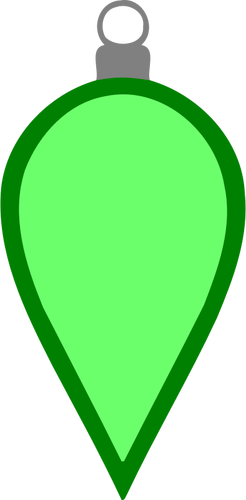 Grønne festlig dekorasjon
