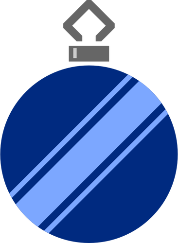 Image de décoration Noël bleu