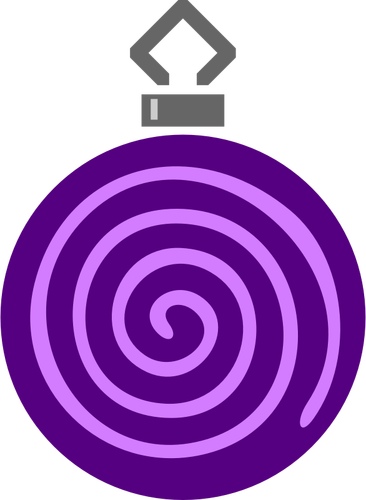 Buble violeta simples