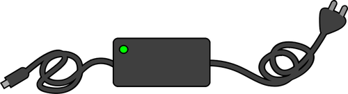 Image de vecteur pour le chargeur ordinateur