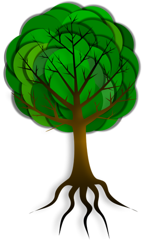 Imagen vectorial de árbol