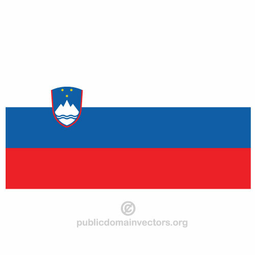 स्लोवेनियन वेक्टर झंडा