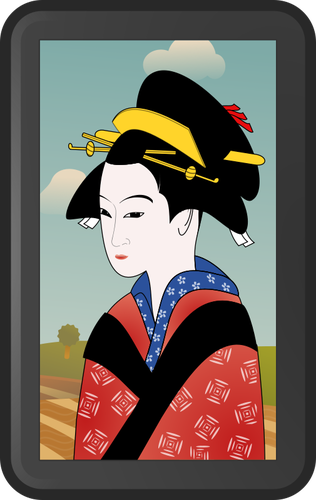 Портрет гейши
