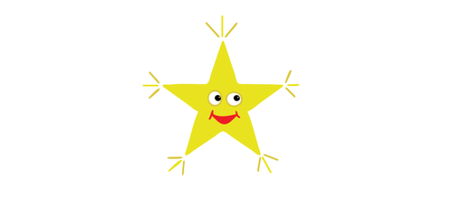 Smilende star