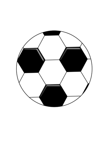 Vector illustration of soccer ball