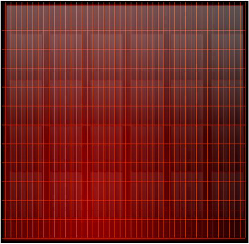 Square solar panel vector illustration