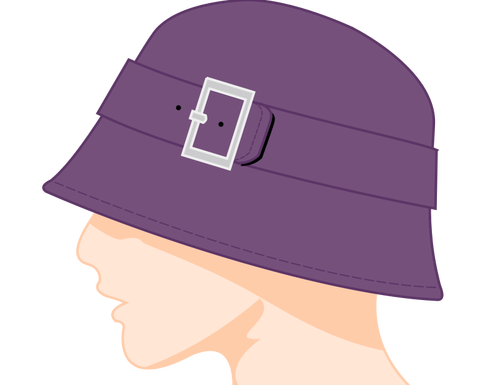 Campana mujer sombrero vector de la imagen