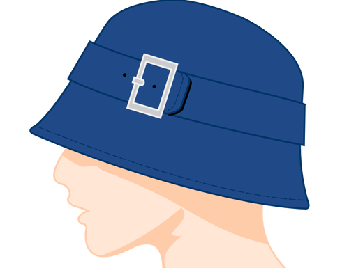 Ladies bell hat vector image
